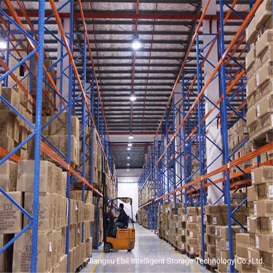 Montants et poutres en acier résistants de support de stockage de palette de l'équipement logistique de stockage d'entrepôt Q235